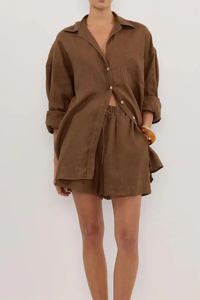 FONDANT LINEN SHIRT