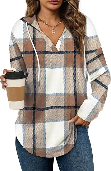 🎁Christmas Gifts🎁Women's Oversized Pullover Hoodie - Long Sleeve Loose Fit Sweatshirt