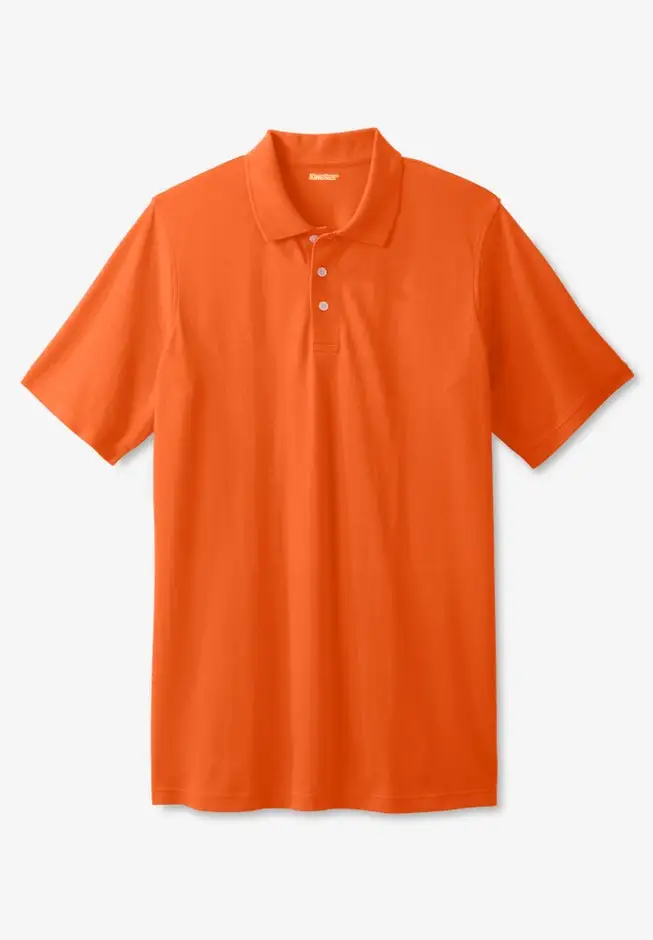 Longer-Length Shrink-Less™ Cotton Polo Shirt