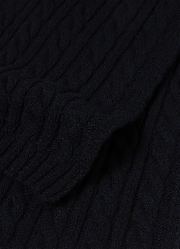 Lambswool Cable Scarf