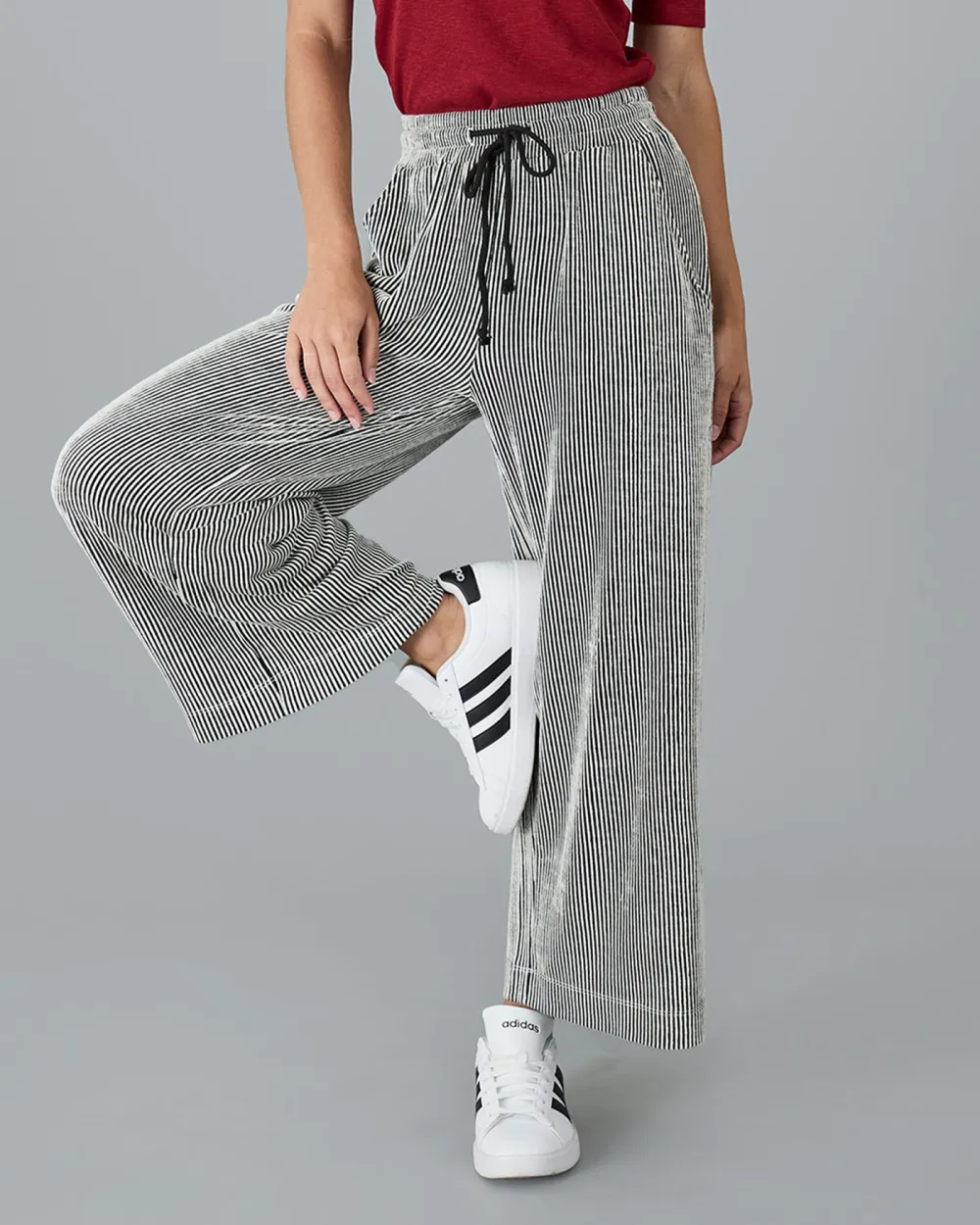 Striped Wide Leg Pant