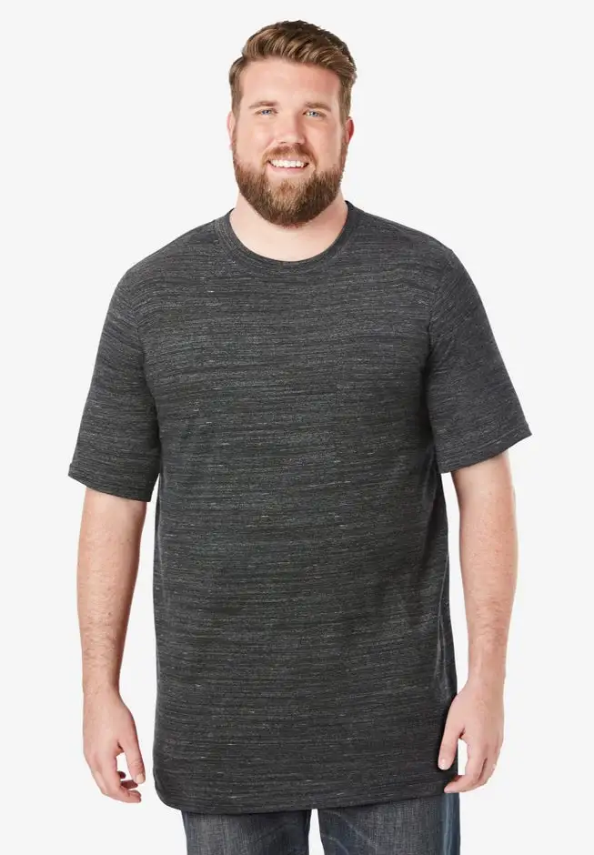 Heavyweight Longer-Length Pocket Crewneck T-Shirt