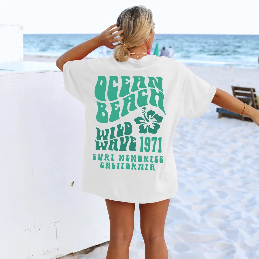 Ocean Beach Matching Short Sleeve Tees