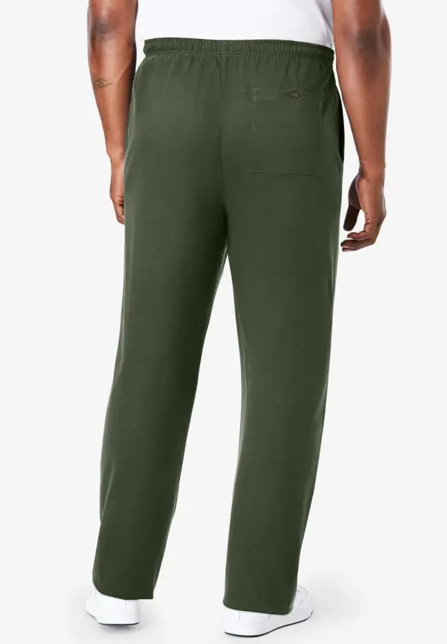 Lightweight Jersey Open Bottom Sweatpants