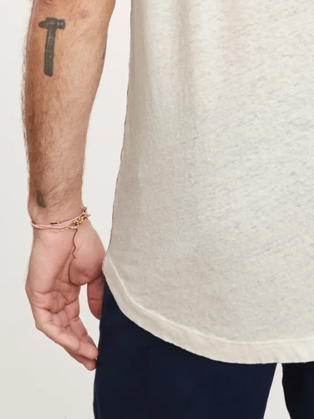 Men's Fashion Cotton Round Neck Basic T-Shirt