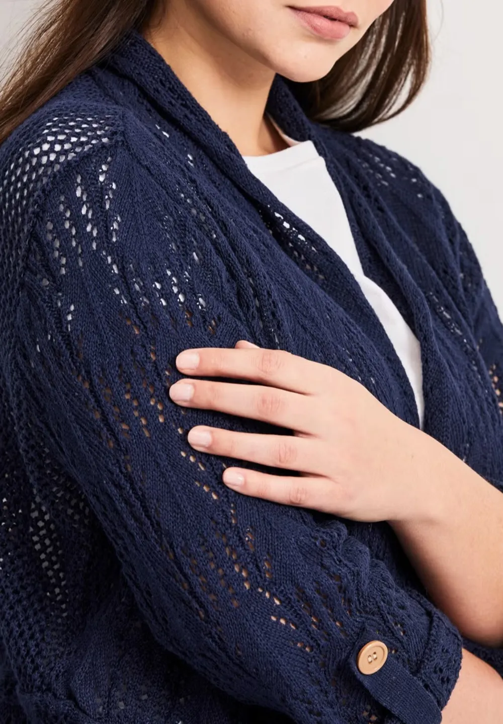 Irregular Hem Cardigan