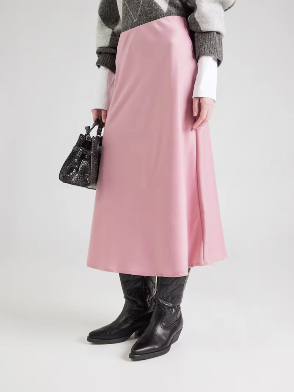 Smooth Fabric Casual Style Skirt