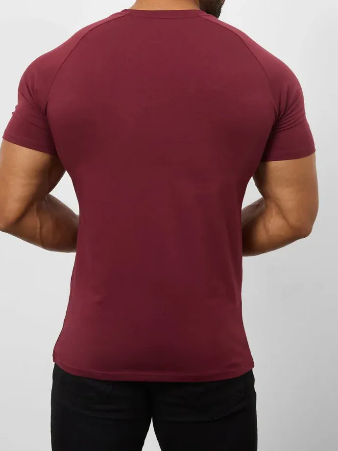 Burgundy Soft  Athletic Tees