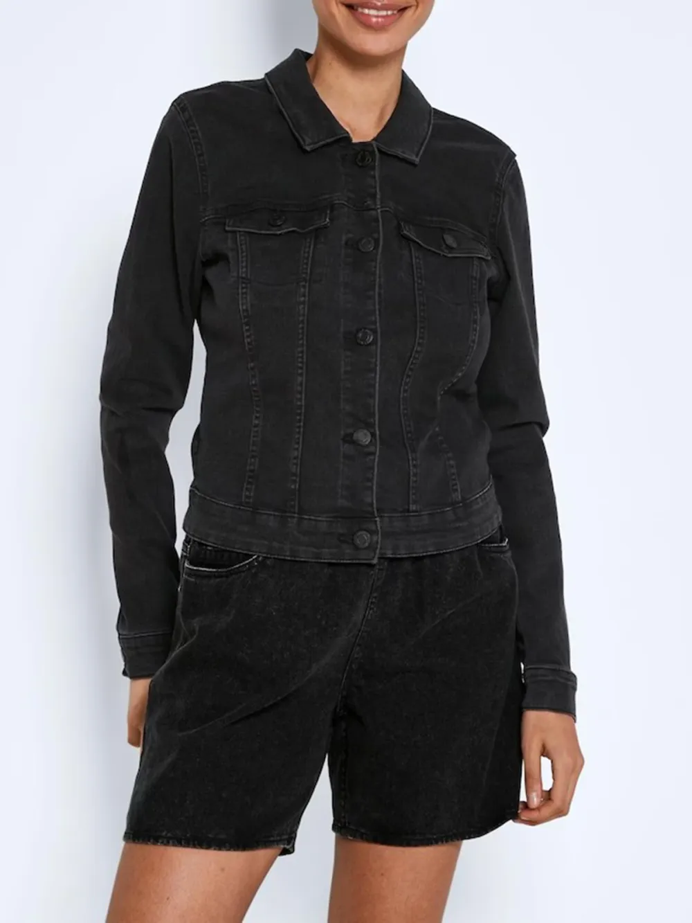 Plain Colored Between-Season Jacket