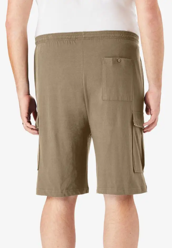 Lightweight Jersey Cargo Shorts