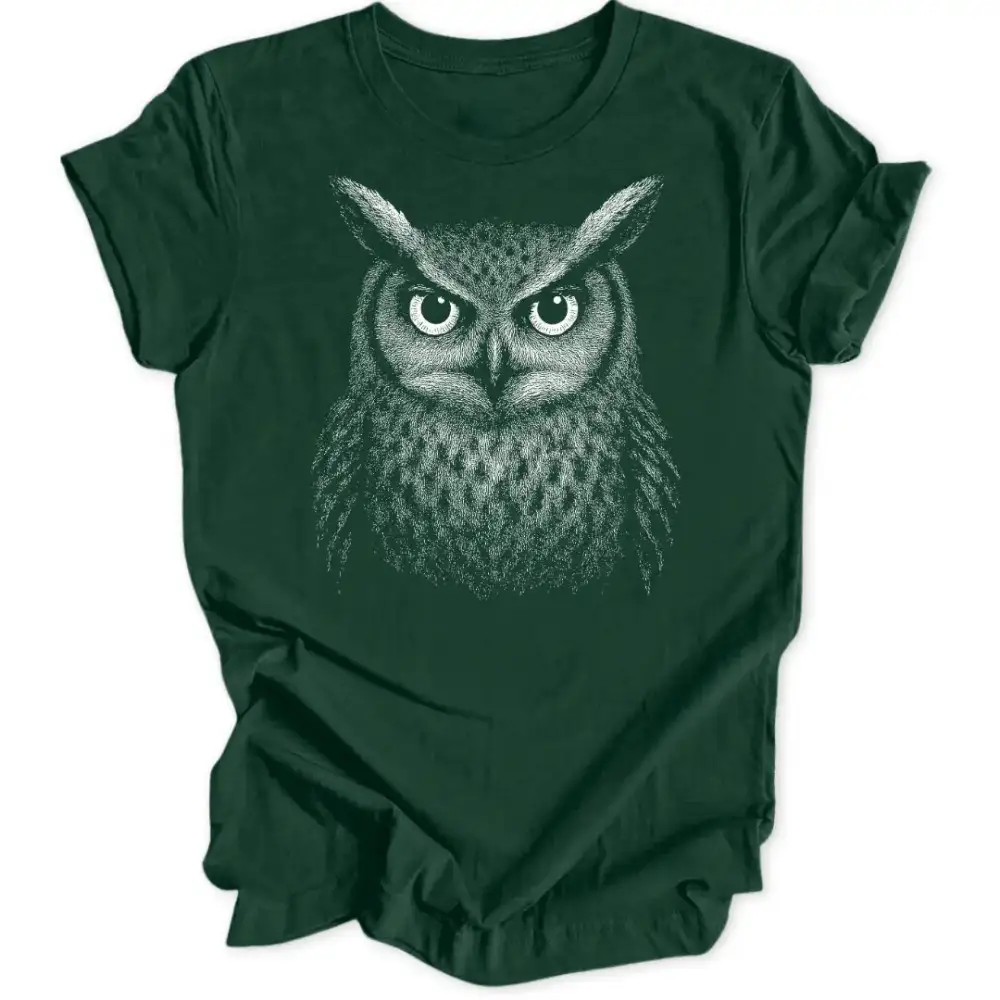 Owl Portrait Unisex T-Shirt