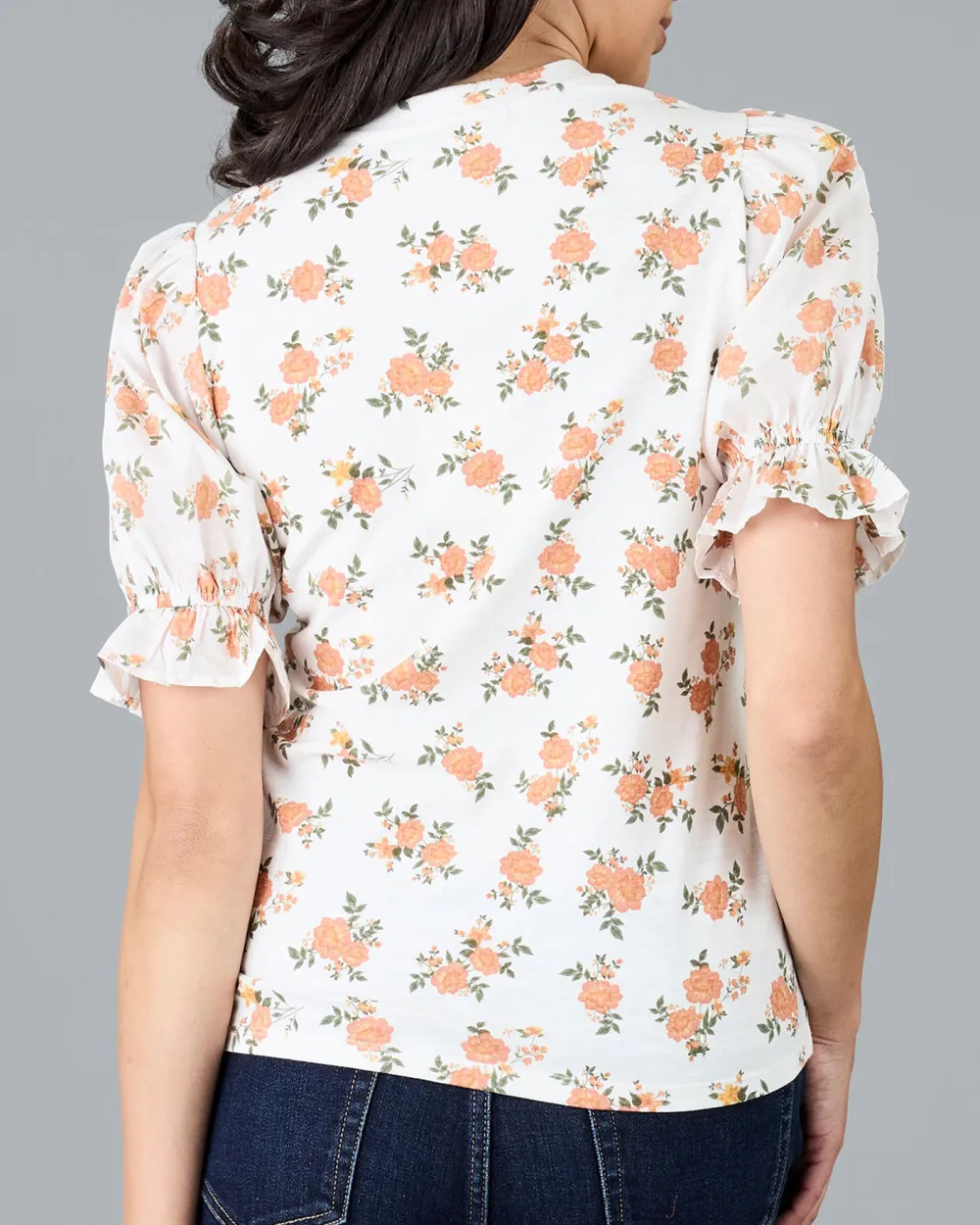 Small Floral Print Blouse