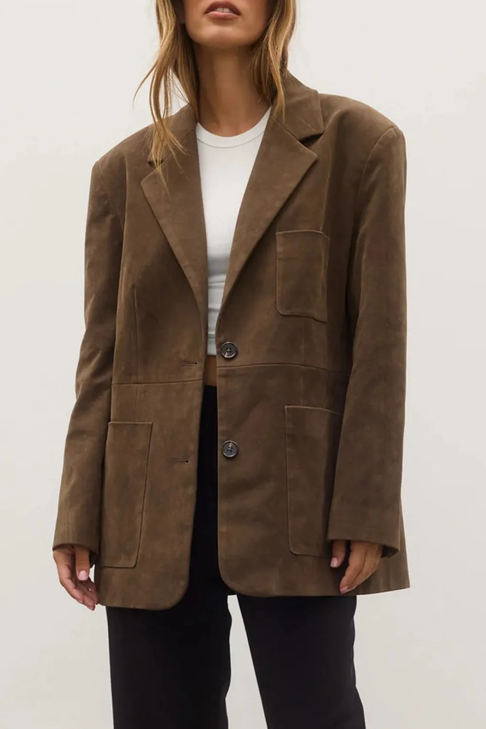 Minimalist High-End Cut Suit Jacket