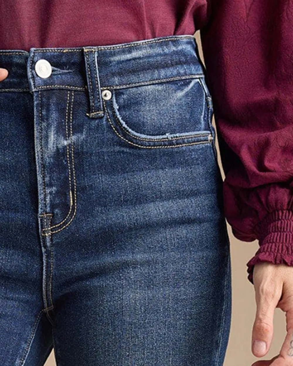 High Rise Ankle Length Skinny Jean