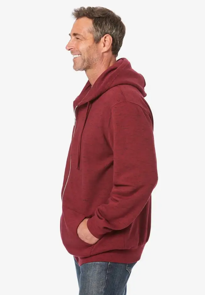 Fleece Zip-Front Hoodie