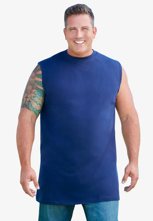 Longer-Length Heavyweight Muscle Tee