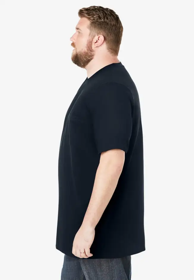 Heavyweight Longer-Length Pocket Crewneck T-Shirt