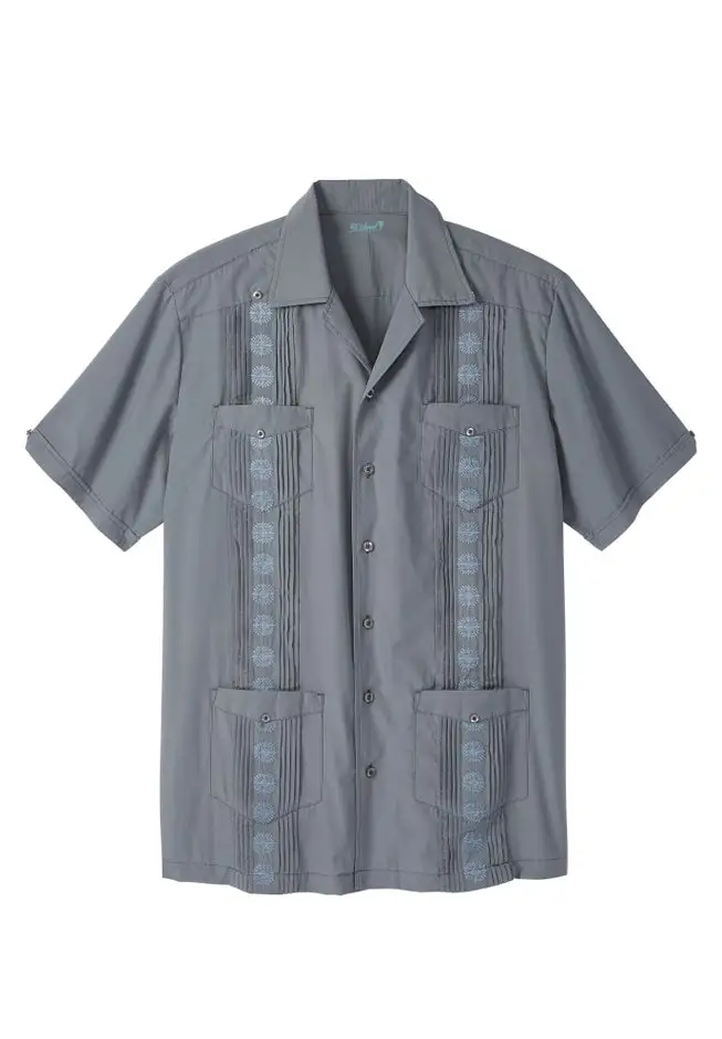 Short-Sleeve Guayabera Shirt