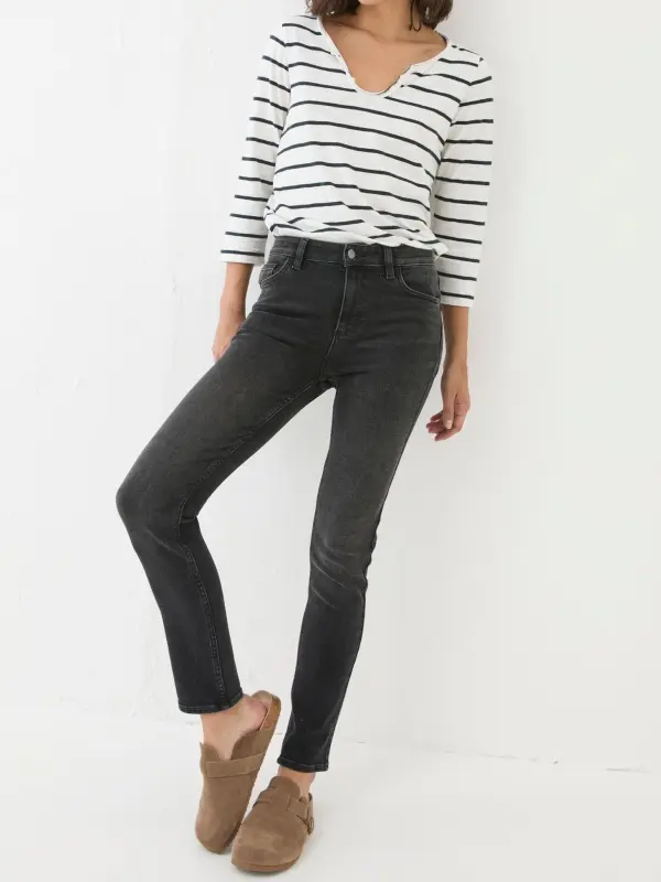 Black Washed Slim Jeans