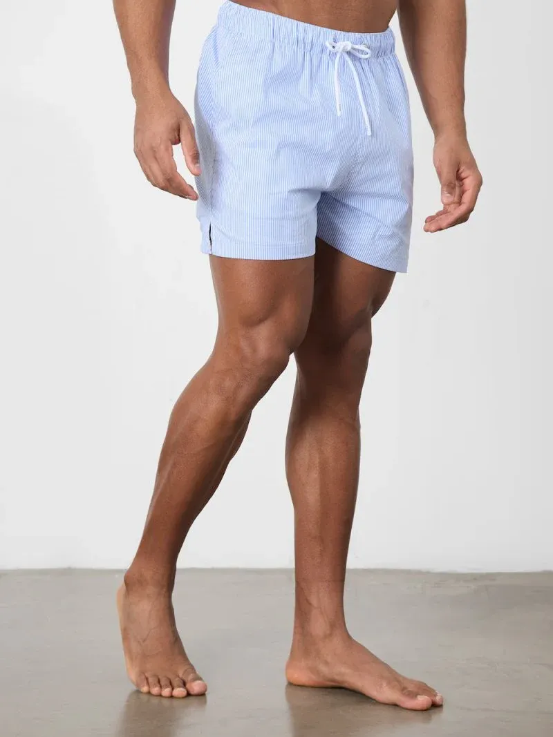 Pale Blue Leisure Daily Swim Short
