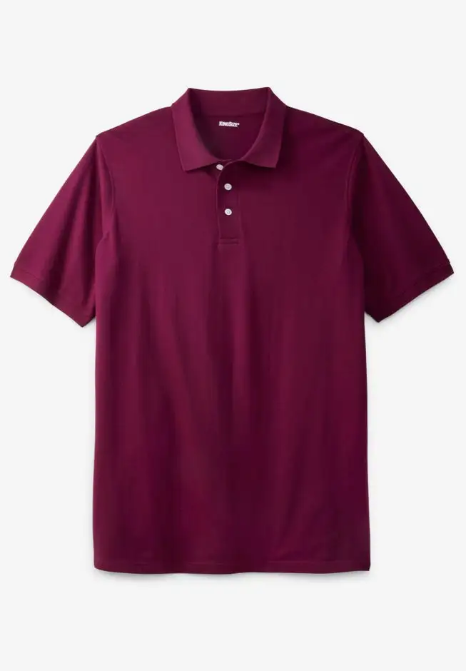 Longer-Length Shrink-Less™ Cotton Polo Shirt