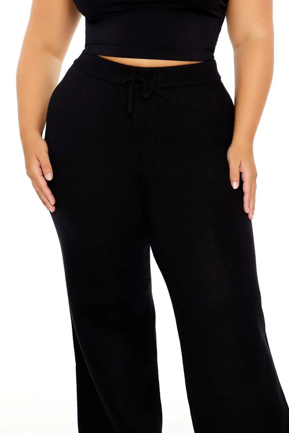 Plus Size Sweater-Knit Pants