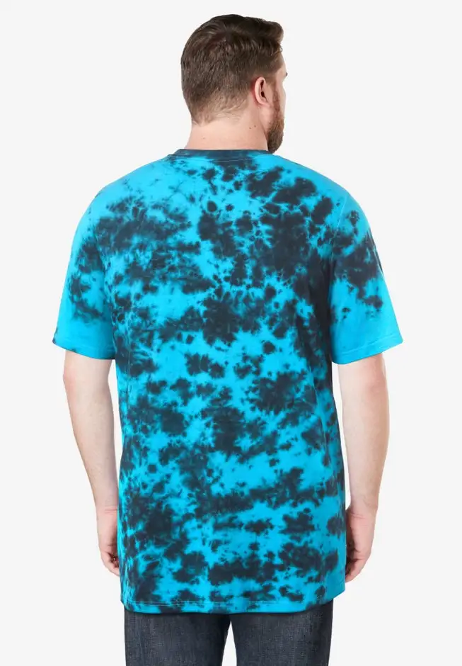 Shrink-Less Lightweight Longer-Length Crewneck Pocket T-Shirt