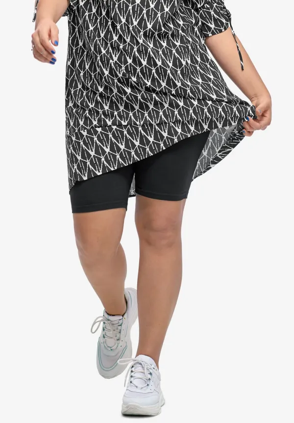Black Plus-Size Women'S Shorts