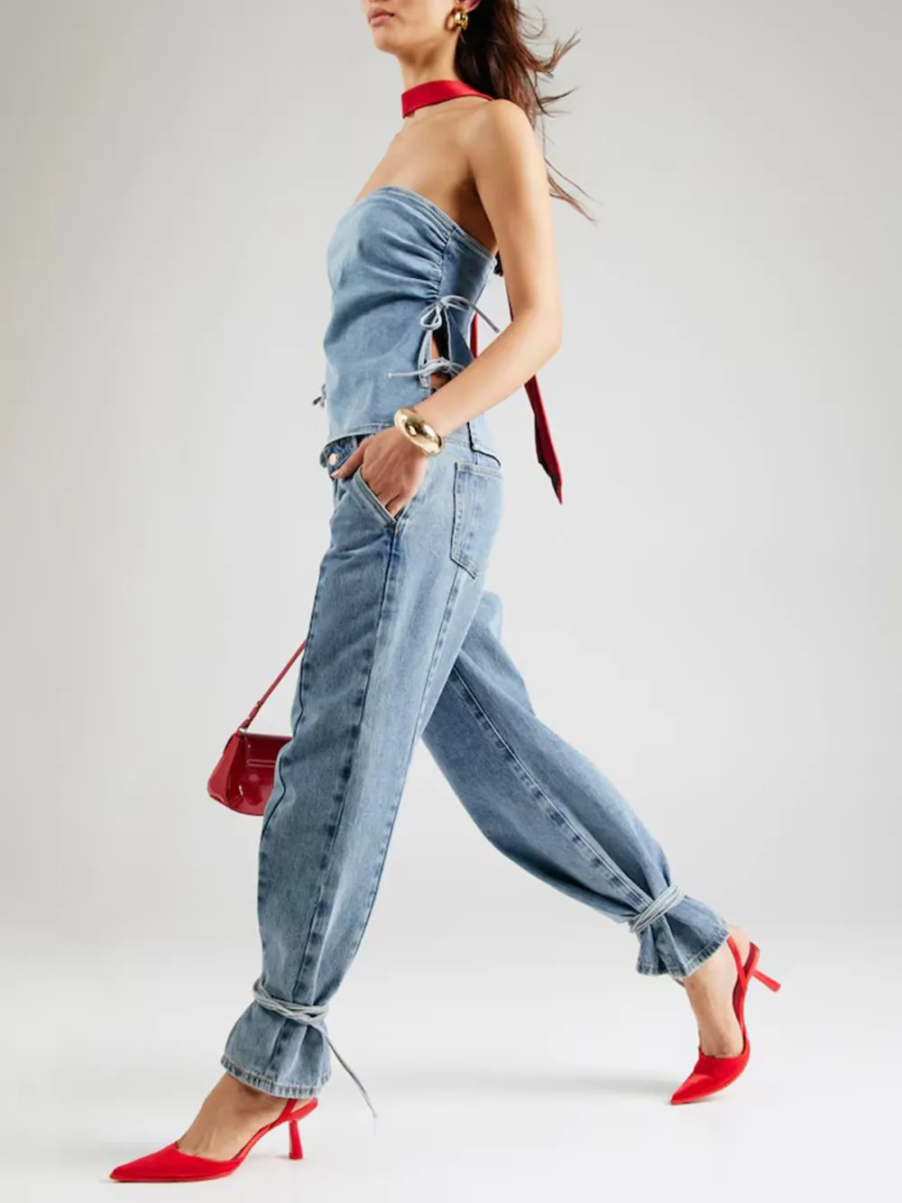 Acid Wash Casual Style Jeans