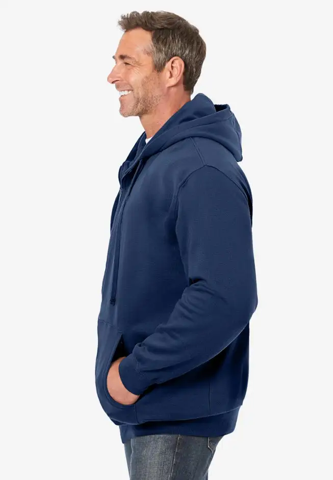 Fleece Zip-Front Hoodie