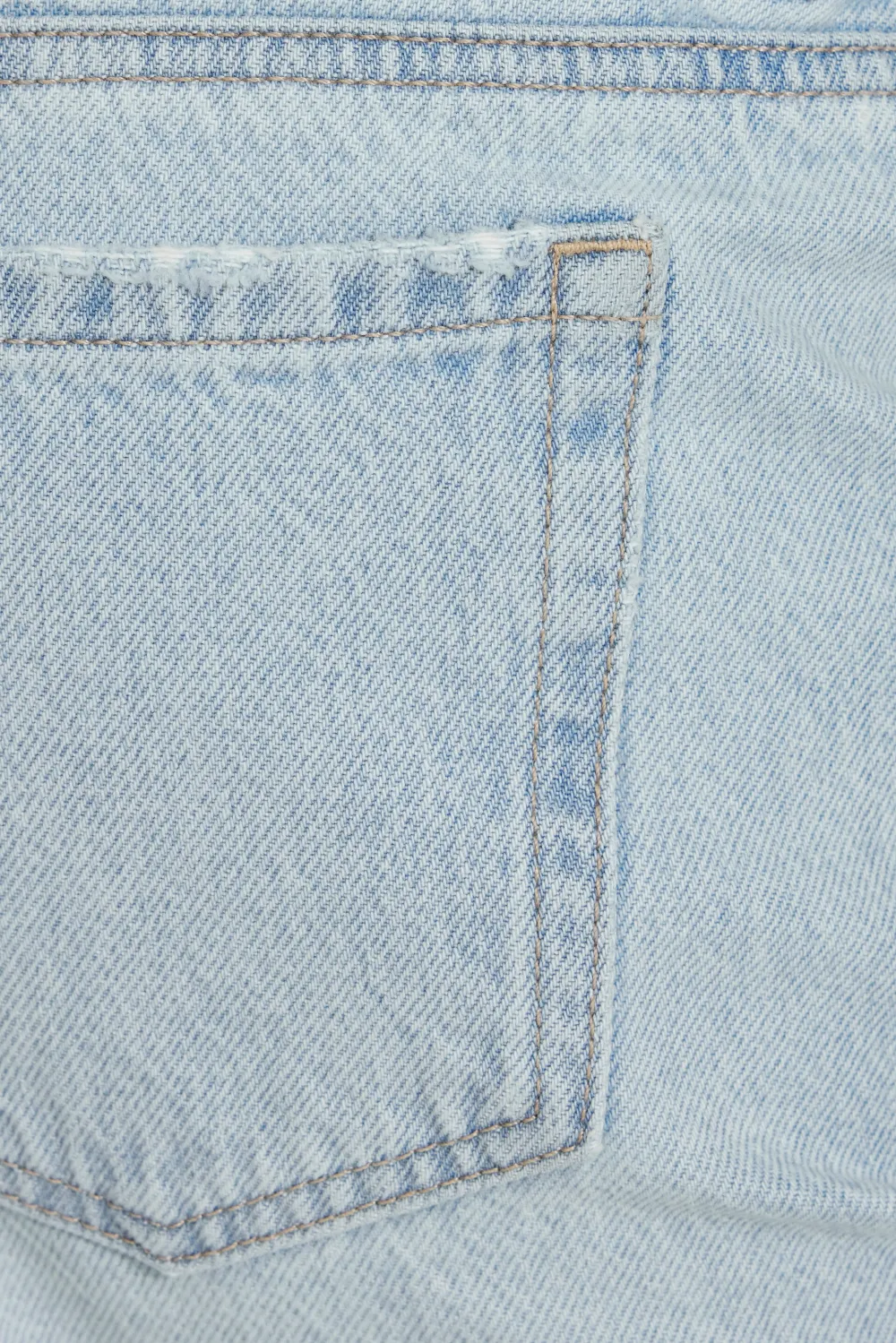 Slouchy Zip Fly Blue Jeans