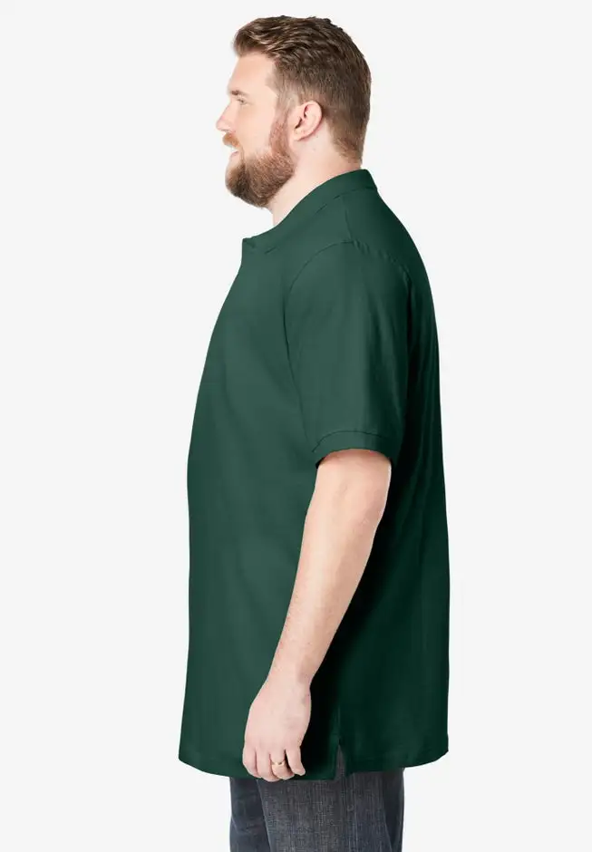 Longer-Length Shrink-Less™ Cotton Polo Shirt