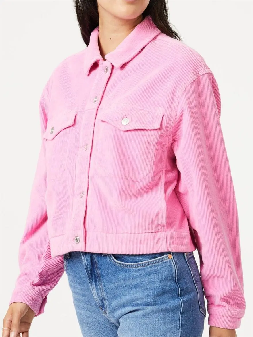 Regular Corduroy Casual Jacket