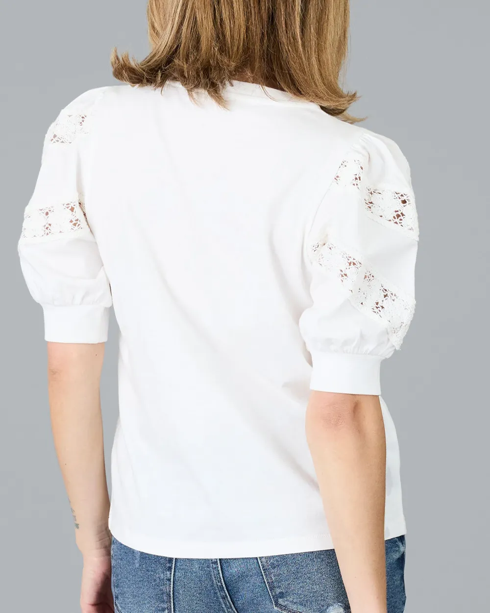 Charming White Pleaser Crochet Top