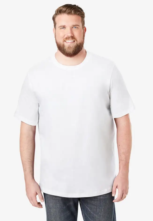 Shrink-Less Lightweight Crewneck T-Shirt