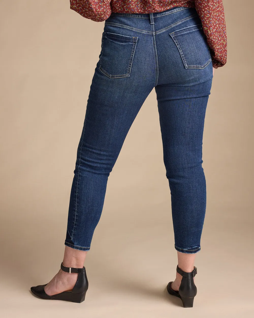 High Rise Ankle Length Skinny Jean