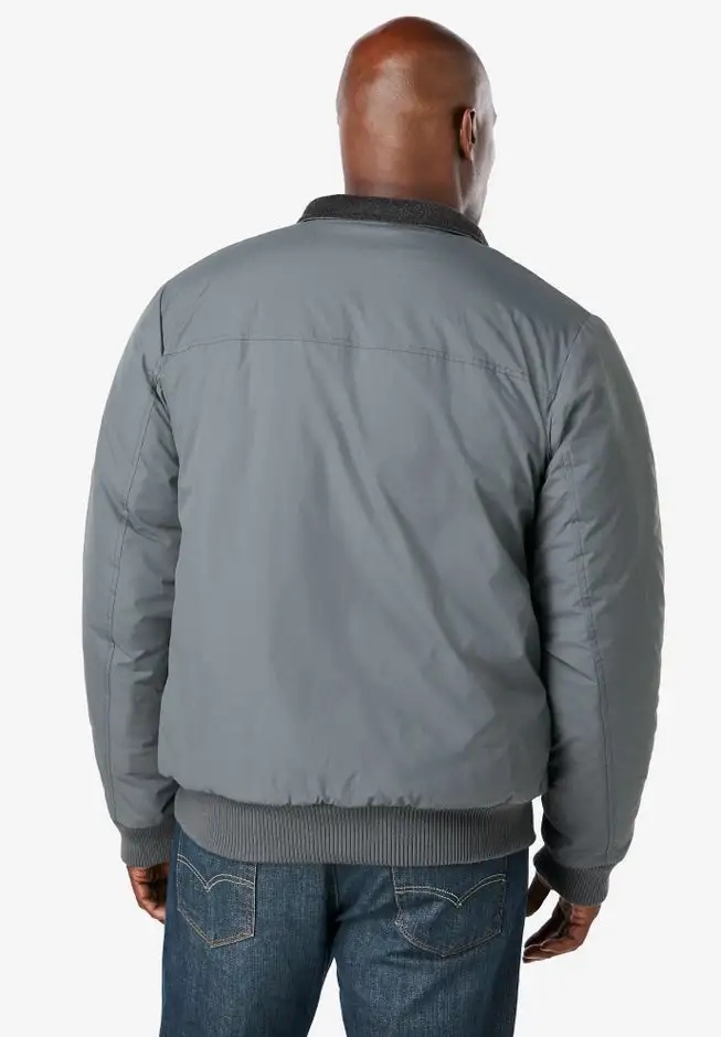 Fleece-Lined Bomber Jacket