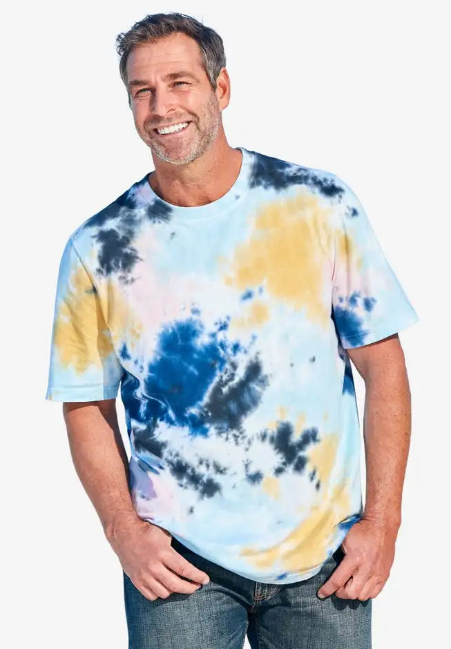 Lightweight Tie-Dye Crewneck Tee