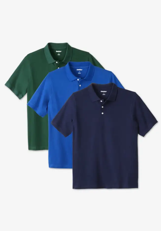 3-Pack Piqué Polos