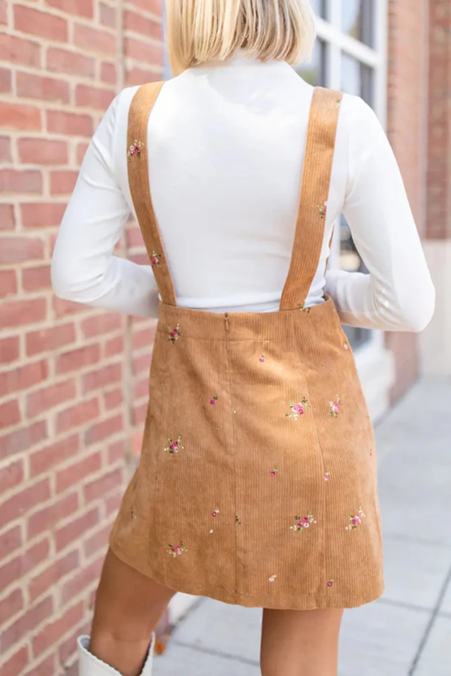 Corded Floral Jumper