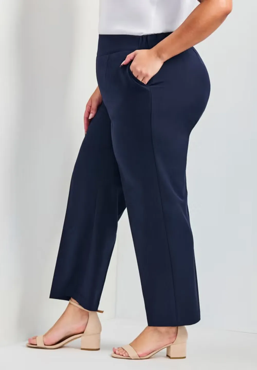 Straight Zipper Pants