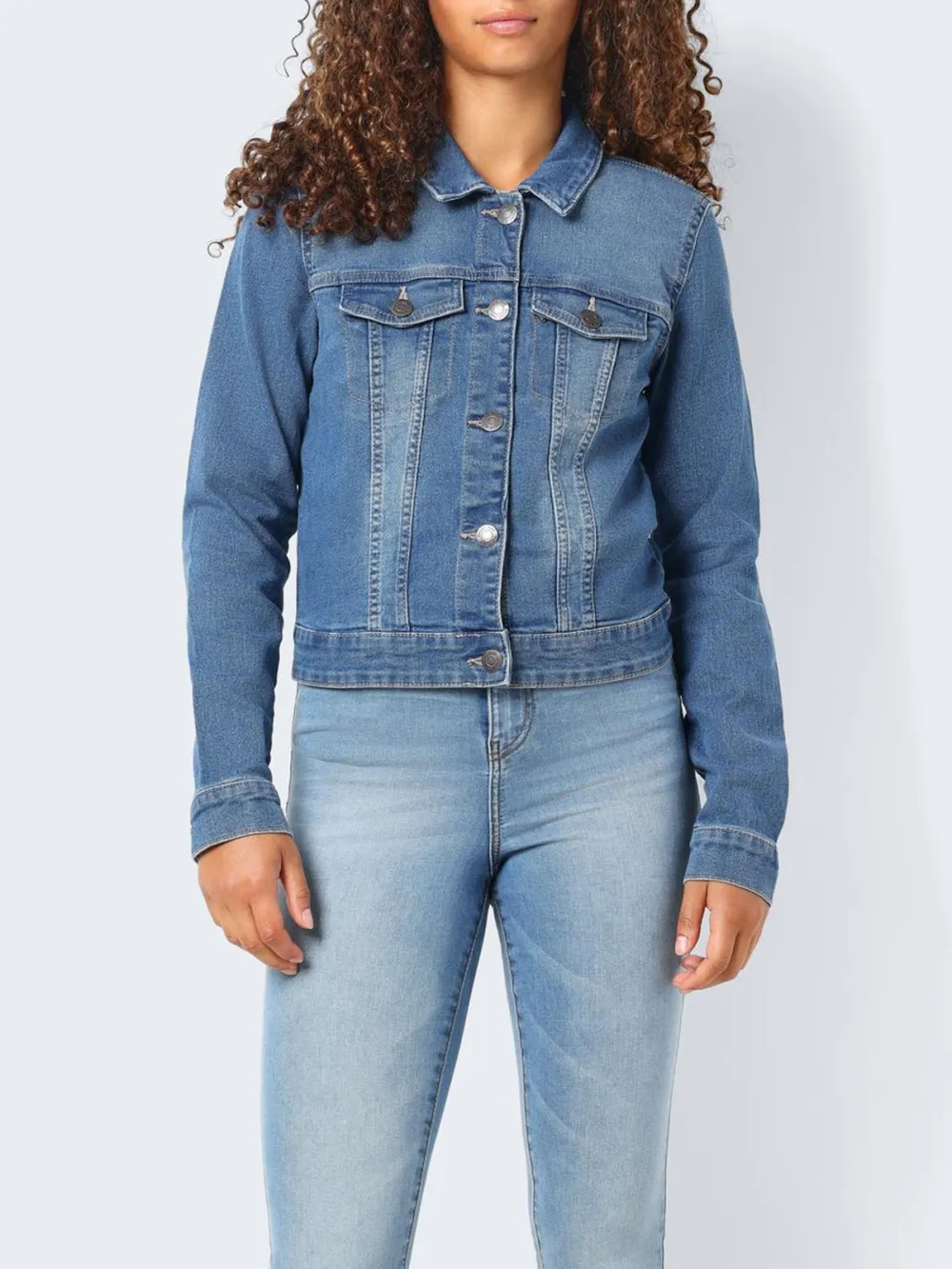 Plain Colored Between-Season Jacket