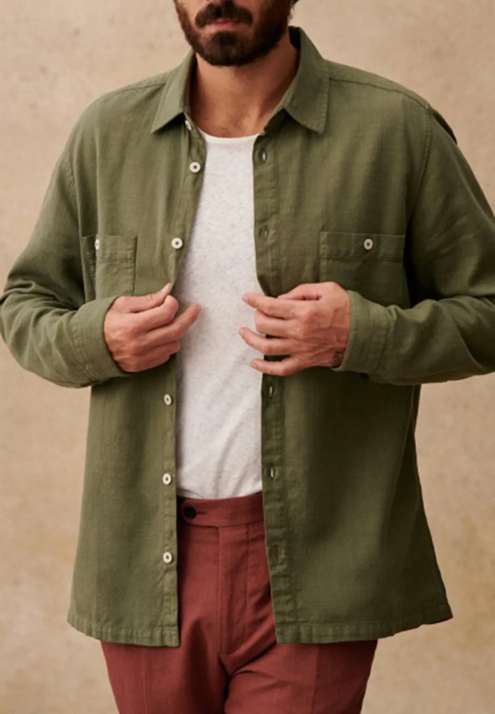 Buttoned Fastening Shirt