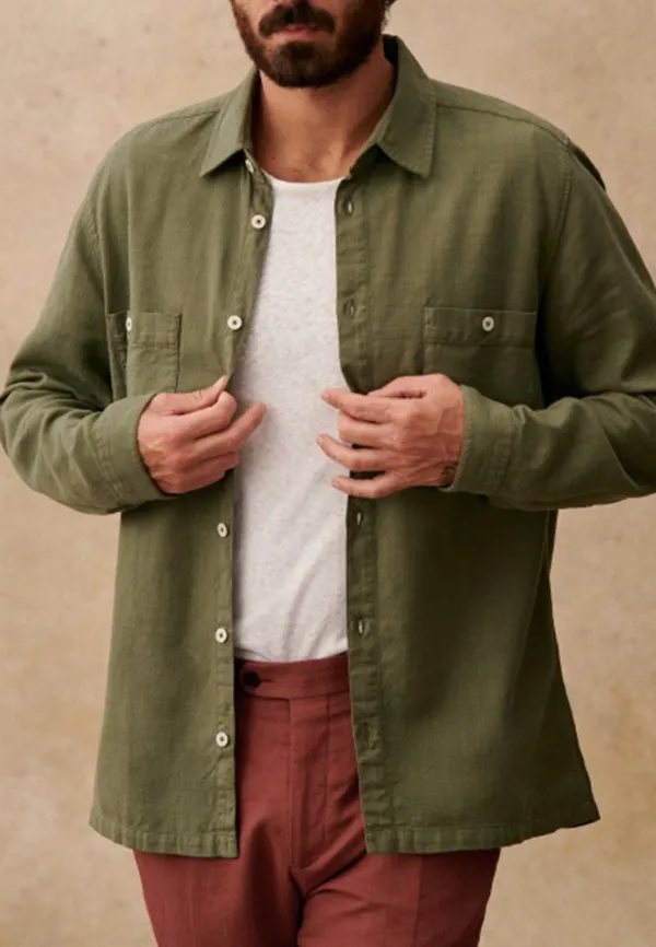 Buttoned Fastening Shirt
