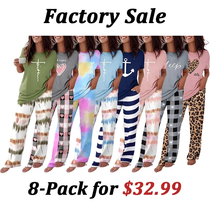 🔥HOT SALE🔥Women's Short Sleeve Pajama Set