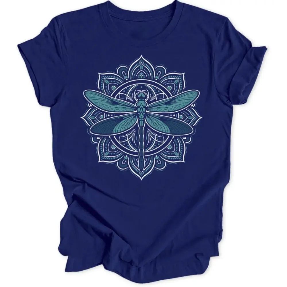Dragonfly Mandala Unisex T-Shirt