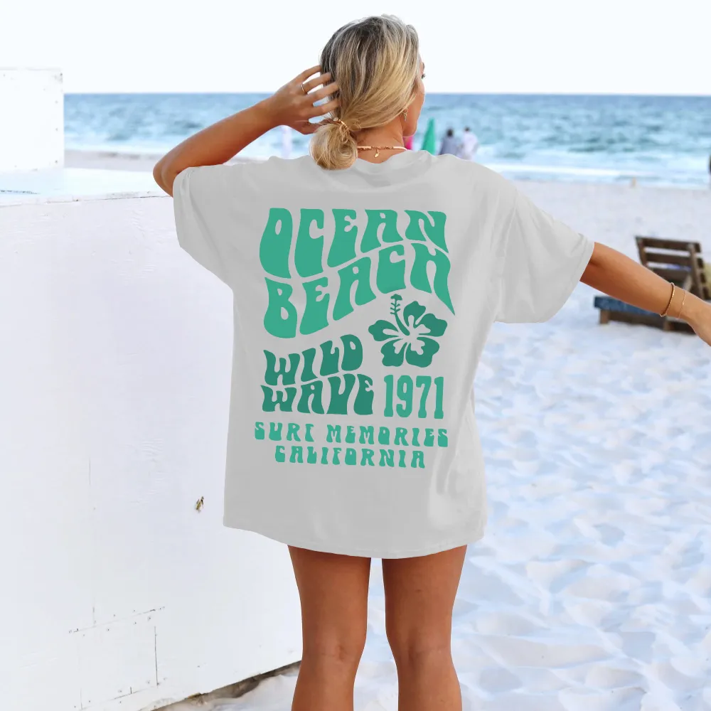 Ocean Beach Matching Short Sleeve Tees