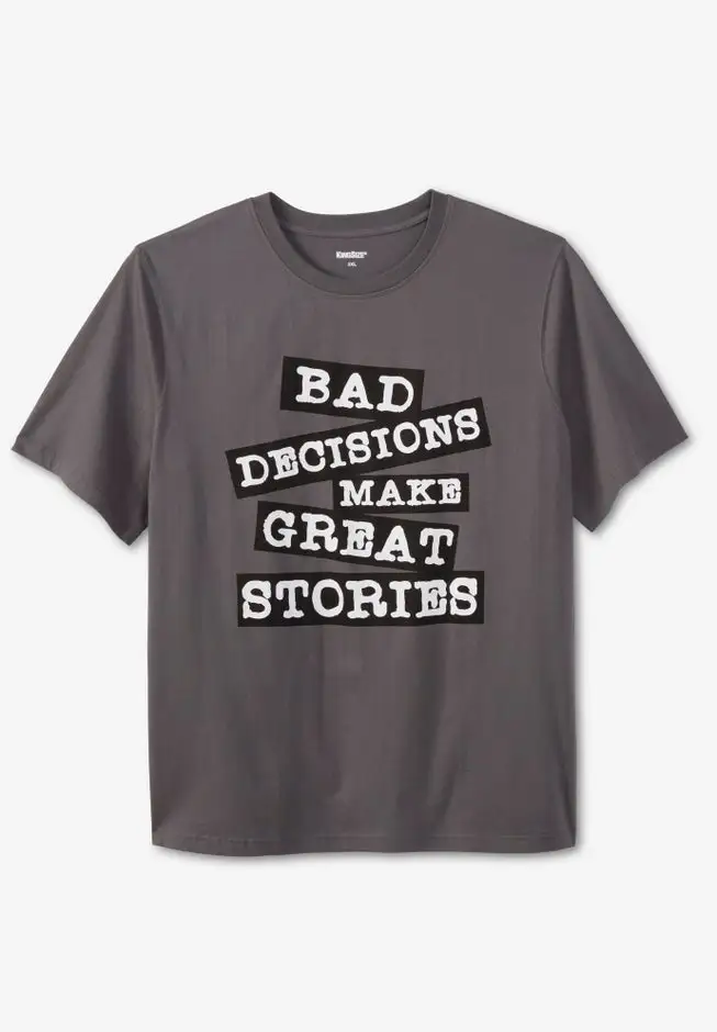 KingSize Slogan Graphic T-Shirt
