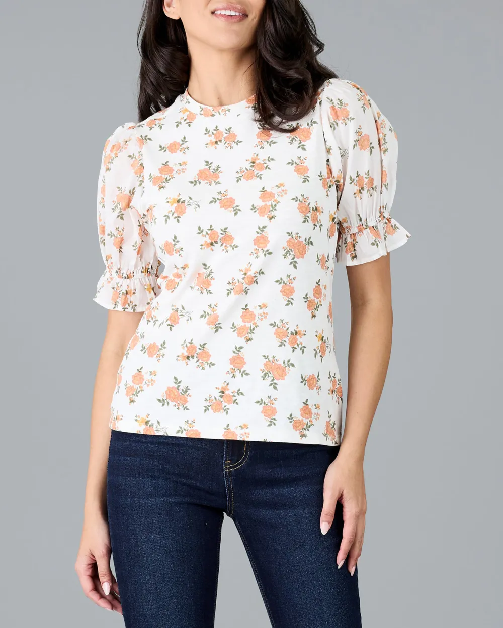 Small Floral Print Blouse