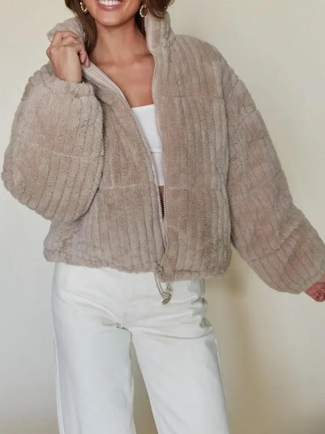 Winnie Plush Puffer Jacket